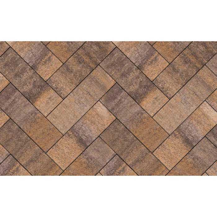 Плитка тротуарная Паркет Б.6.П.8 Искусственный камень Доломит 600x200x80 мм